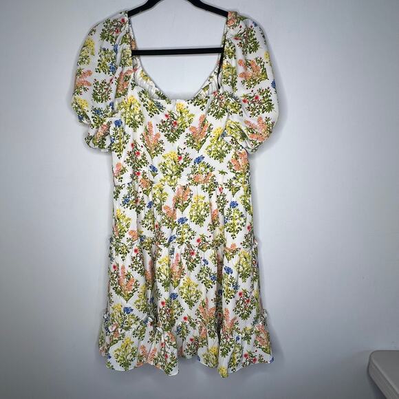 Laundry By Shelli Segal Botanical Print Mini Dress - Picture 5 of 6